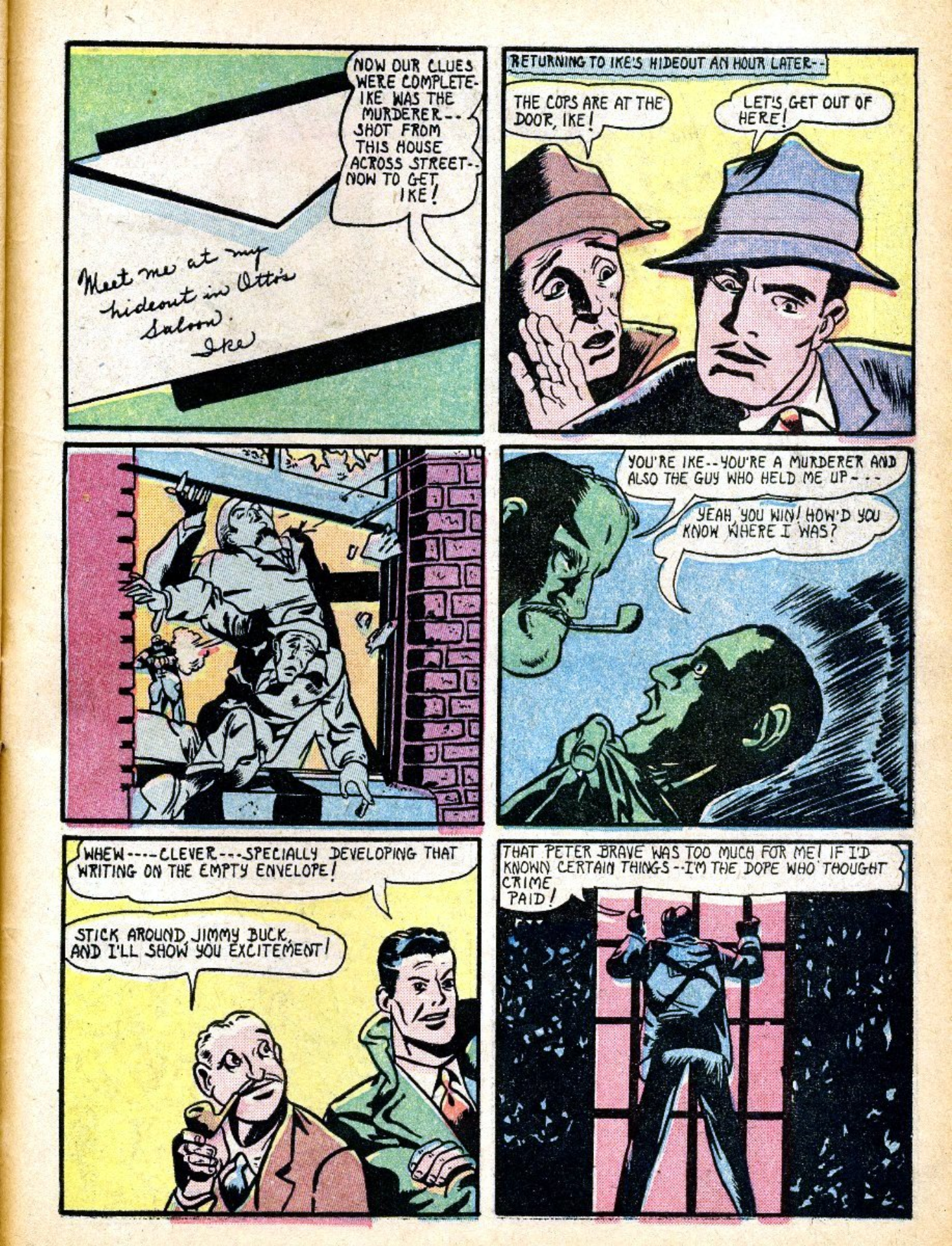 Blue Beetle (Fox / Dan Garrett), page 49. Blue Beetle (Dan Garrett). Public domain in the United States for Fox/Holyoke-era issues. Not Charlton or DC. Internet Archive folkscanomy scans used when Comic Book Plus returns 403.