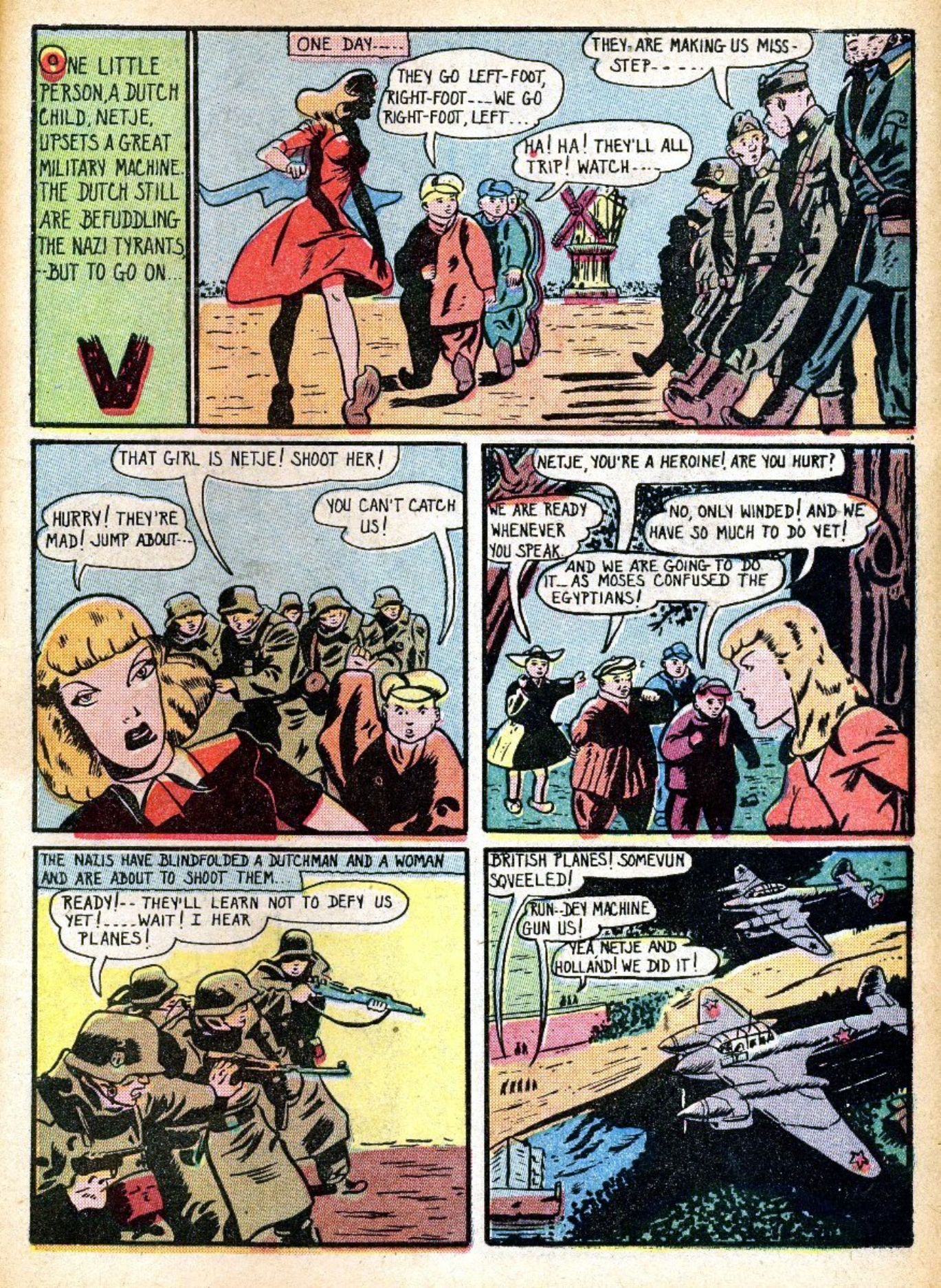 Blue Beetle (Fox / Dan Garrett), page 55. Blue Beetle (Dan Garrett). Public domain in the United States for Fox/Holyoke-era issues. Not Charlton or DC. Internet Archive folkscanomy scans used when Comic Book Plus returns 403.
