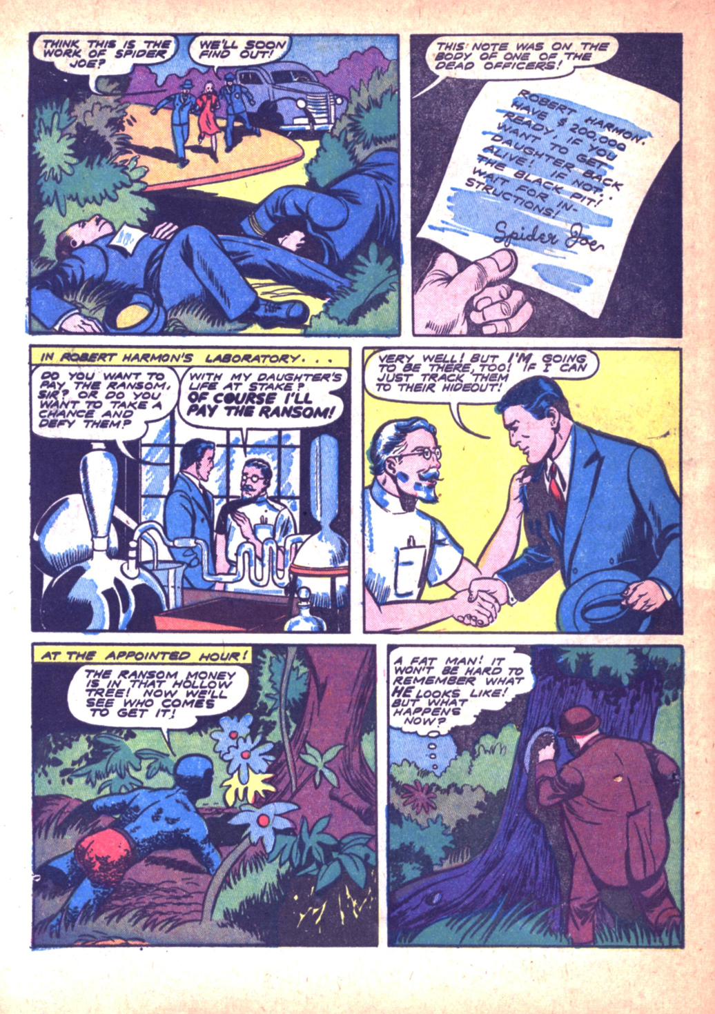 Blue Beetle (Fox / Dan Garrett), page 66. Blue Beetle (Dan Garrett). Public domain in the United States for Fox/Holyoke-era issues. Not Charlton or DC. Internet Archive folkscanomy scans used when Comic Book Plus returns 403.