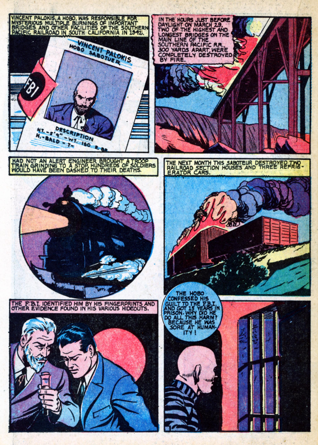 Blue Beetle (Fox / Dan Garrett), page 94. Blue Beetle (Dan Garrett). Public domain in the United States for Fox/Holyoke-era issues. Not Charlton or DC. Internet Archive folkscanomy scans used when Comic Book Plus returns 403.