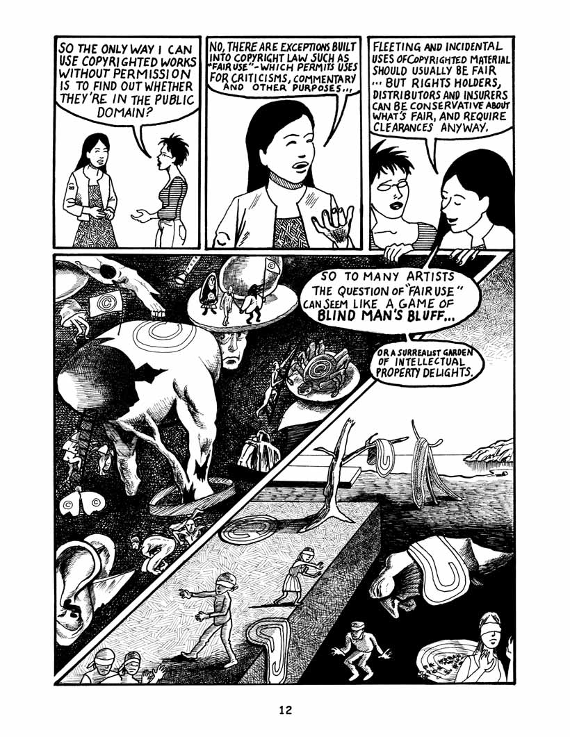 Bound by Law? Tales from the Public Domain, page 13. Bound by Law? Tales from the Public Domain by Keith Aoki, James Boyle, and Jennifer Jenkins, CC BY-NC-SA 2.5. Duke Center for the Study of the Public Domain. https://web.law.duke.edu/cspd/comics/digital/