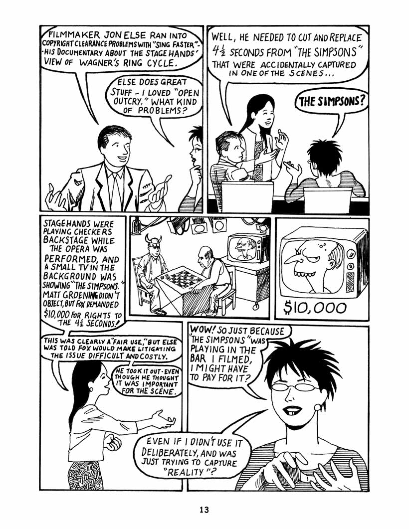 Bound by Law? Tales from the Public Domain, page 14. Bound by Law? Tales from the Public Domain by Keith Aoki, James Boyle, and Jennifer Jenkins, CC BY-NC-SA 2.5. Duke Center for the Study of the Public Domain. https://web.law.duke.edu/cspd/comics/digital/