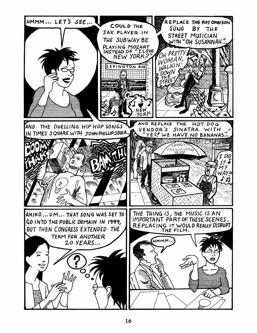 Bound by Law? Tales from the Public Domain, page 17. Bound by Law? Tales from the Public Domain by Keith Aoki, James Boyle, and Jennifer Jenkins, CC BY-NC-SA 2.5. Duke Center for the Study of the Public Domain. https://web.law.duke.edu/cspd/comics/digital/
