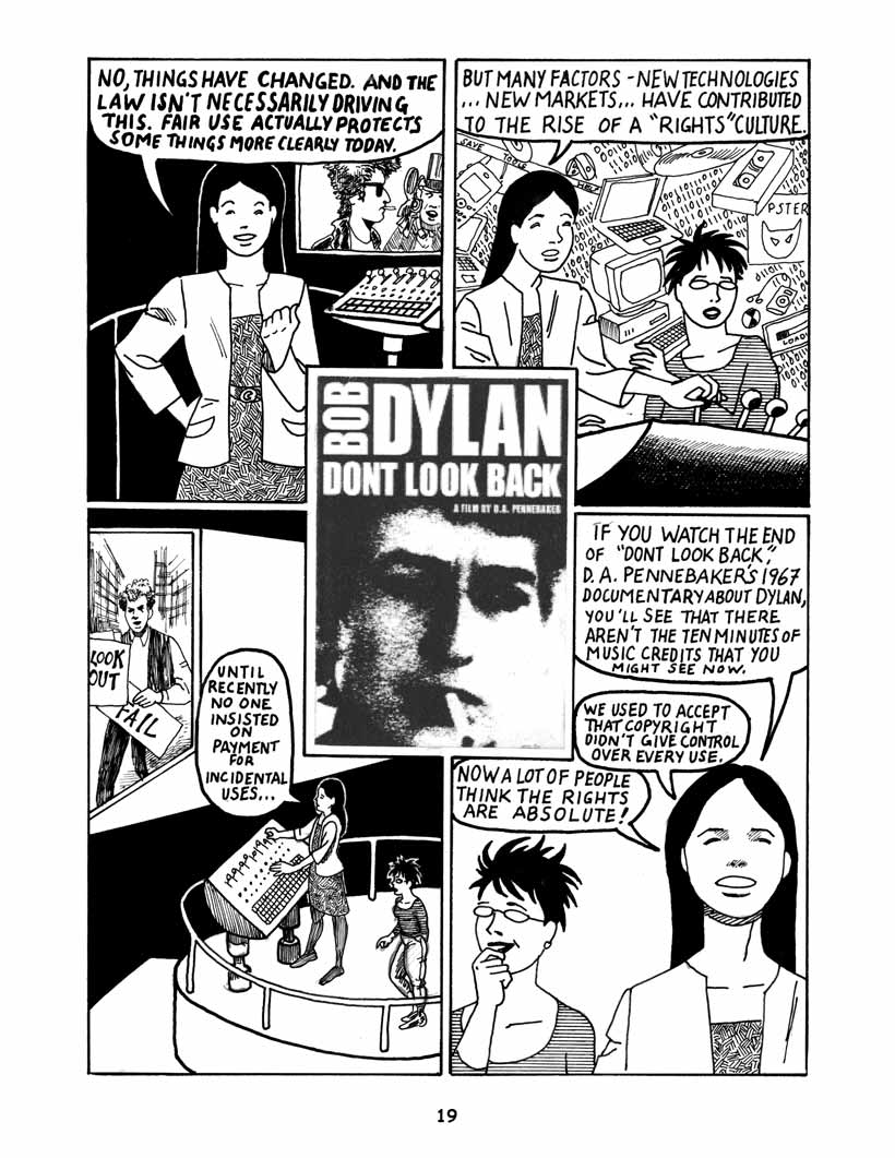 Bound by Law? Tales from the Public Domain, page 20. Bound by Law? Tales from the Public Domain by Keith Aoki, James Boyle, and Jennifer Jenkins, CC BY-NC-SA 2.5. Duke Center for the Study of the Public Domain. https://web.law.duke.edu/cspd/comics/digital/