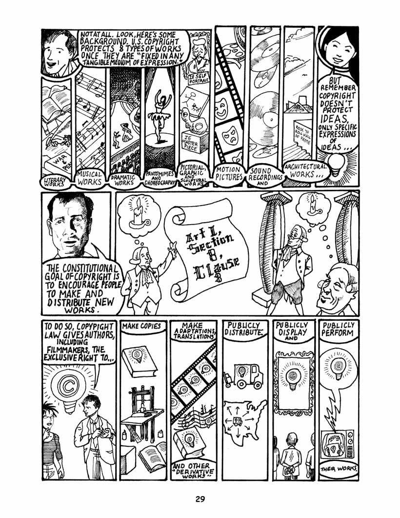 Bound by Law? Tales from the Public Domain, page 30. Bound by Law? Tales from the Public Domain by Keith Aoki, James Boyle, and Jennifer Jenkins, CC BY-NC-SA 2.5. Duke Center for the Study of the Public Domain. https://web.law.duke.edu/cspd/comics/digital/