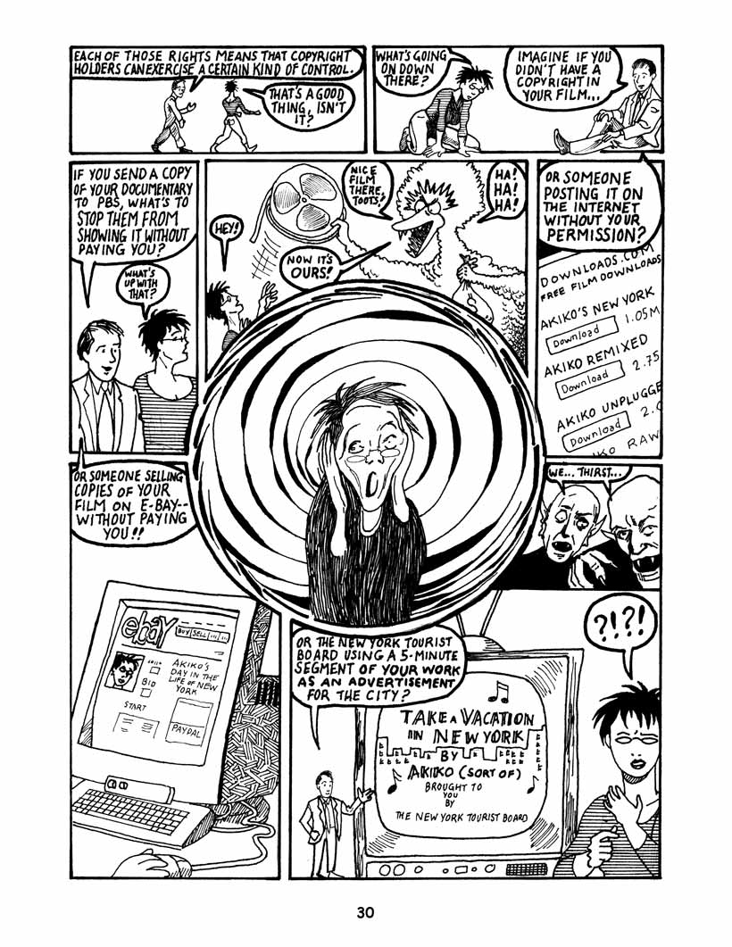Bound by Law? Tales from the Public Domain, page 31. Bound by Law? Tales from the Public Domain by Keith Aoki, James Boyle, and Jennifer Jenkins, CC BY-NC-SA 2.5. Duke Center for the Study of the Public Domain. https://web.law.duke.edu/cspd/comics/digital/