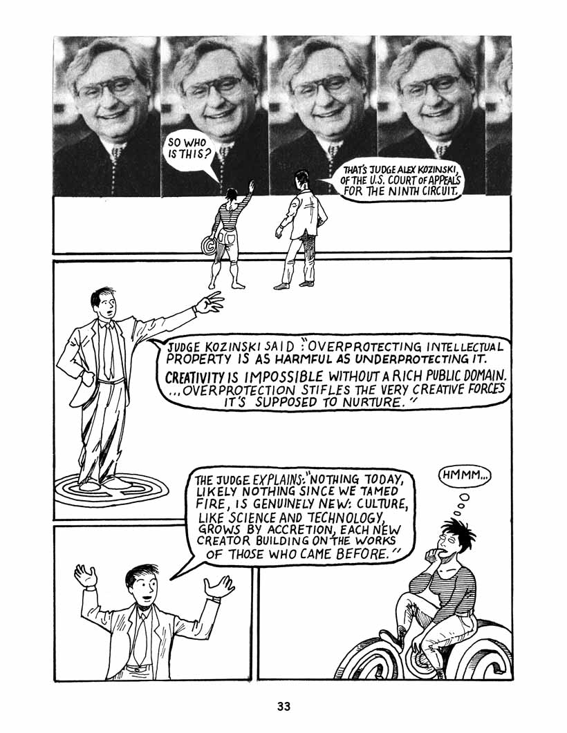 Bound by Law? Tales from the Public Domain, page 34. Bound by Law? Tales from the Public Domain by Keith Aoki, James Boyle, and Jennifer Jenkins, CC BY-NC-SA 2.5. Duke Center for the Study of the Public Domain. https://web.law.duke.edu/cspd/comics/digital/