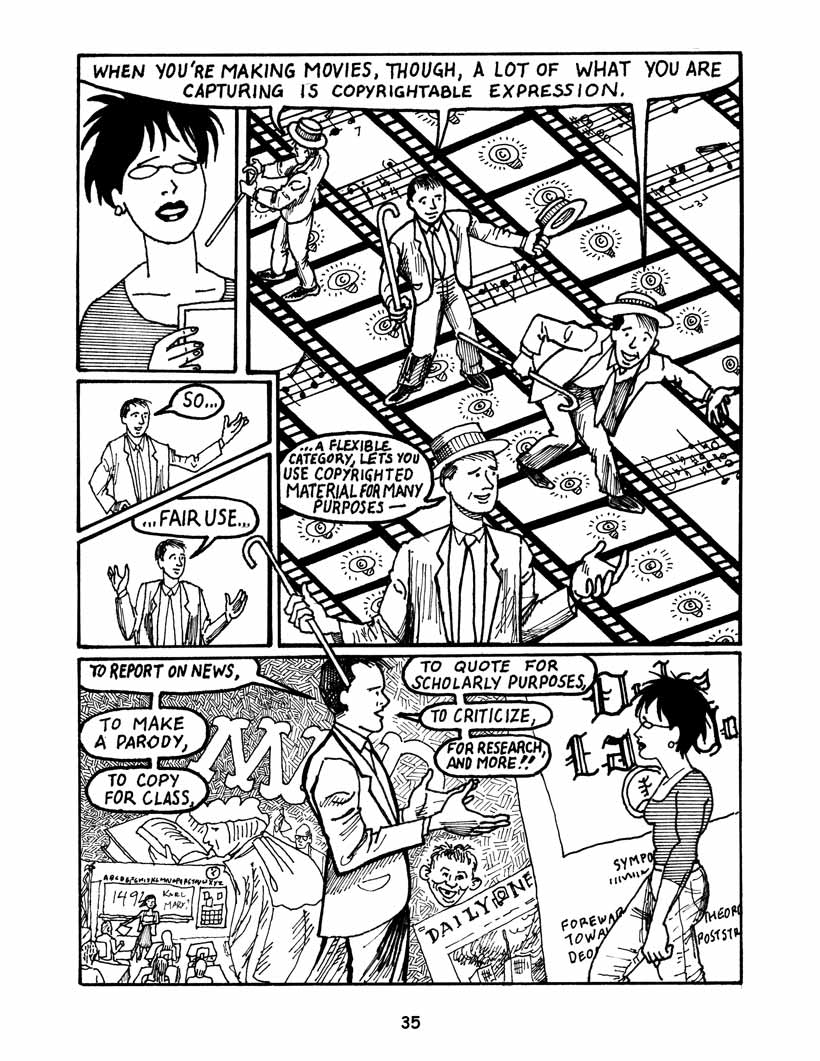 Bound by Law? Tales from the Public Domain, page 36. Bound by Law? Tales from the Public Domain by Keith Aoki, James Boyle, and Jennifer Jenkins, CC BY-NC-SA 2.5. Duke Center for the Study of the Public Domain. https://web.law.duke.edu/cspd/comics/digital/