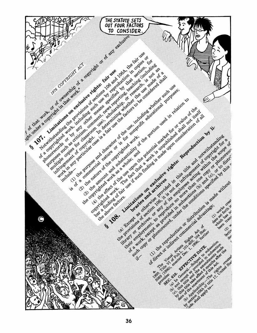 Bound by Law? Tales from the Public Domain, page 37. Bound by Law? Tales from the Public Domain by Keith Aoki, James Boyle, and Jennifer Jenkins, CC BY-NC-SA 2.5. Duke Center for the Study of the Public Domain. https://web.law.duke.edu/cspd/comics/digital/