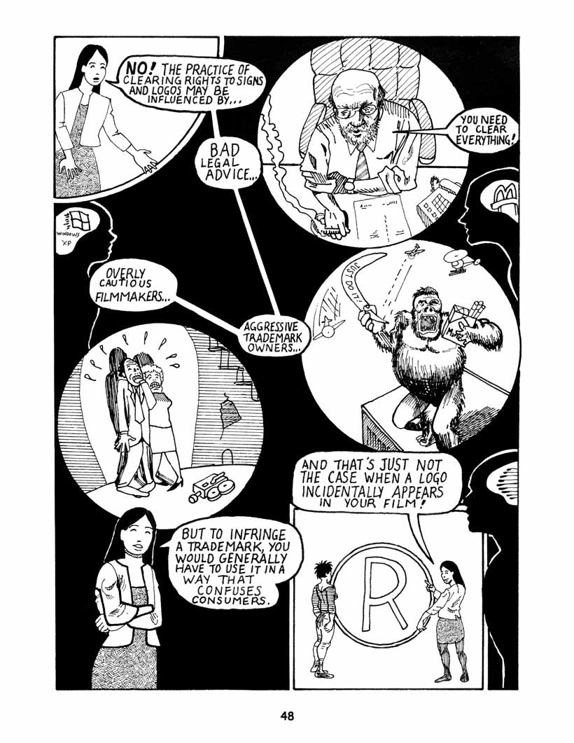 Bound by Law? Tales from the Public Domain, page 49. Bound by Law? Tales from the Public Domain by Keith Aoki, James Boyle, and Jennifer Jenkins, CC BY-NC-SA 2.5. Duke Center for the Study of the Public Domain. https://web.law.duke.edu/cspd/comics/digital/