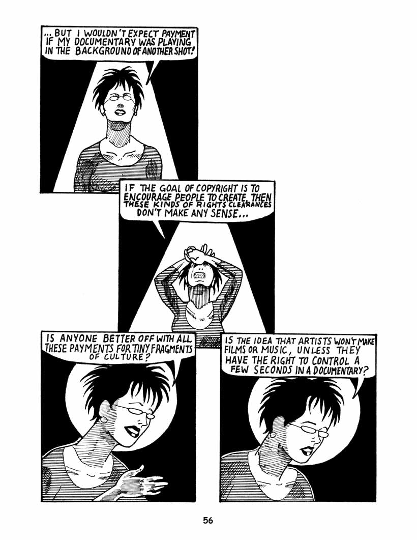 Bound by Law? Tales from the Public Domain, page 57. Bound by Law? Tales from the Public Domain by Keith Aoki, James Boyle, and Jennifer Jenkins, CC BY-NC-SA 2.5. Duke Center for the Study of the Public Domain. https://web.law.duke.edu/cspd/comics/digital/