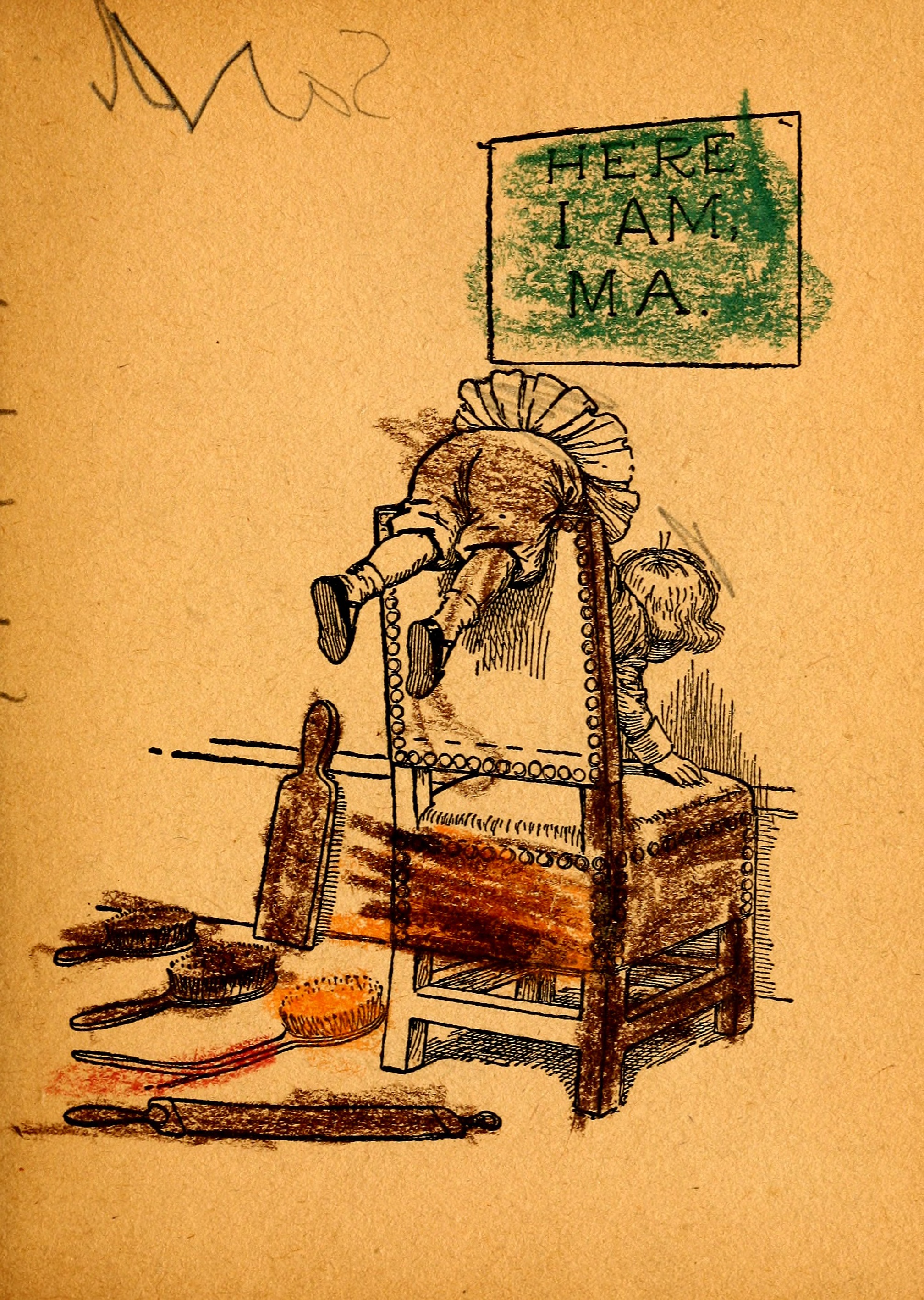 My Resolutions, Buster Brown (R. F. Outcault, Chicago, 1910), page 27. Public domain.