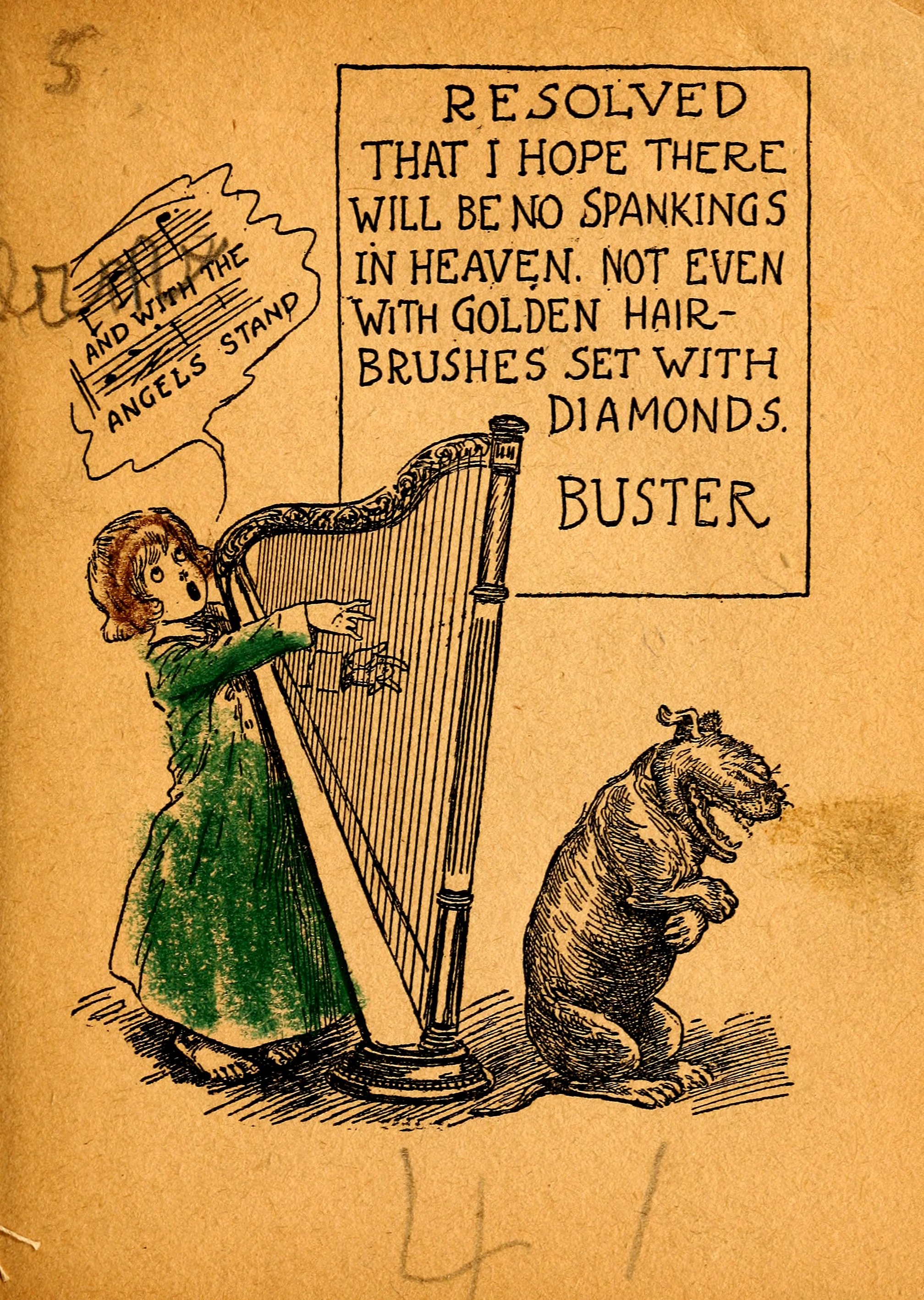 My Resolutions, Buster Brown (R. F. Outcault, Chicago, 1910), page 31. Public domain.