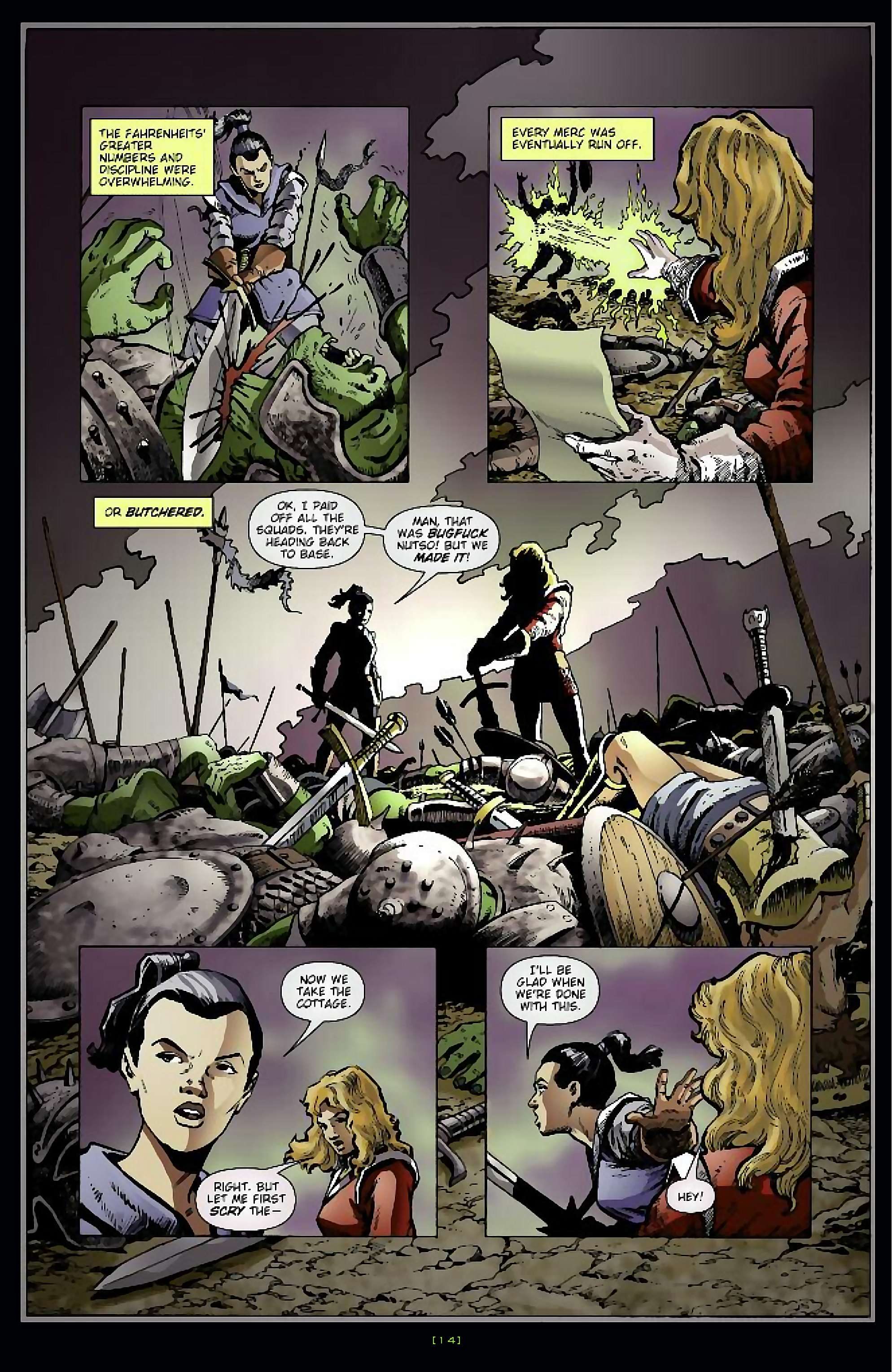 Cory Doctorow's Futuristic Tales of the Here and Now — Anda's Game, page 15. Story by Cory Doctorow. Adapted by Dara Naraghi, art by Esteve Polls, colors by Robert Studio, letters by Neil Uyetake, edited by Ted Adams. IDW Publishing. CC BY-NC-SA 3.0 US.