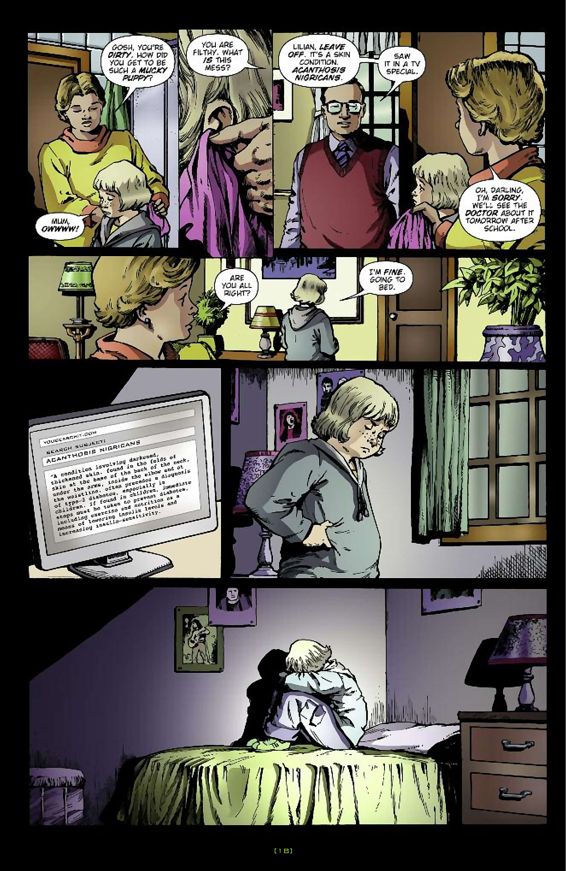 Cory Doctorow's Futuristic Tales of the Here and Now — Anda's Game, page 19. Story by Cory Doctorow. Adapted by Dara Naraghi, art by Esteve Polls, colors by Robert Studio, letters by Neil Uyetake, edited by Ted Adams. IDW Publishing. CC BY-NC-SA 3.0 US.