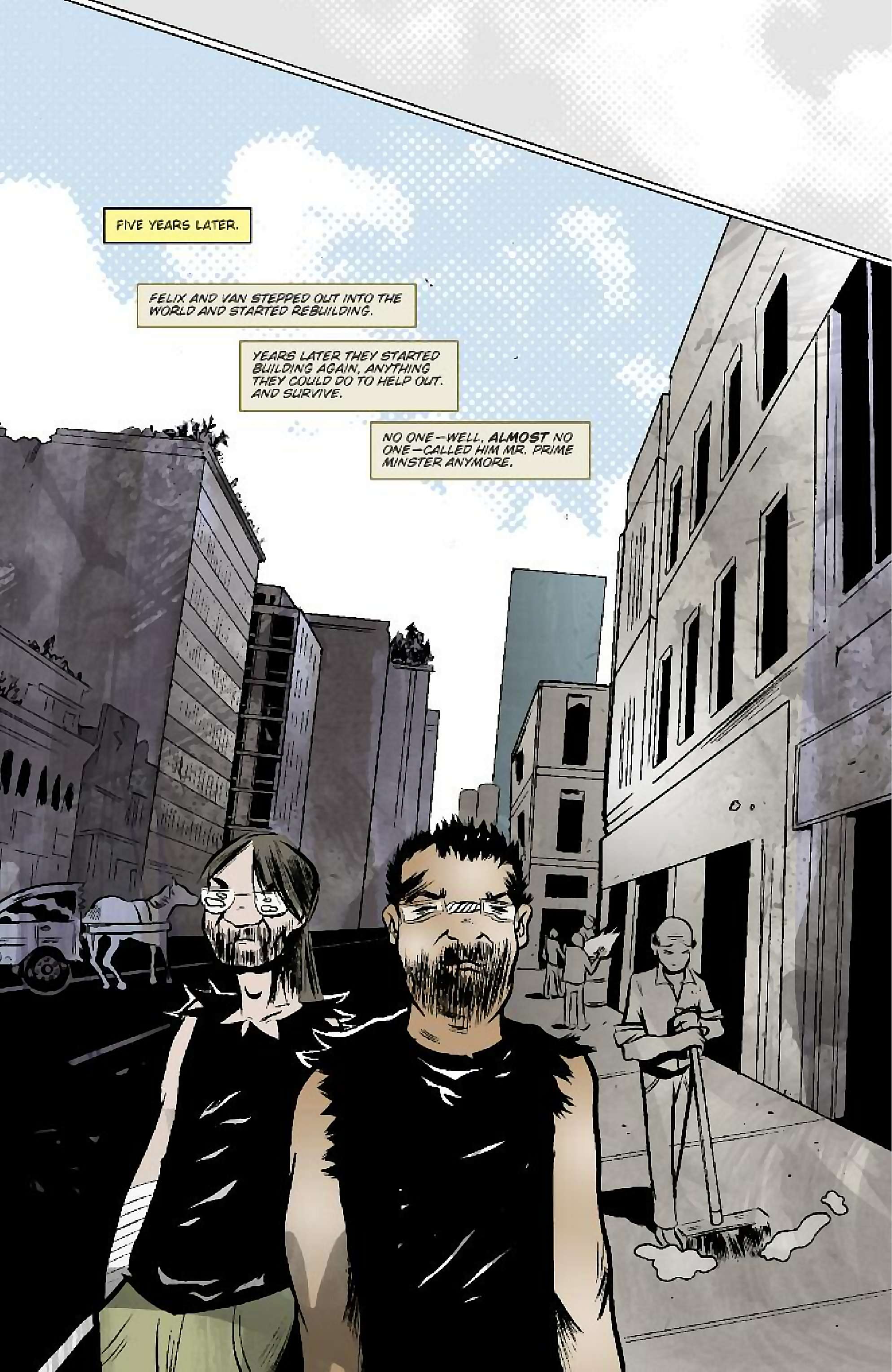 Cory Doctorow's Futuristic Tales of the Here and Now — When Sysadmins Ruled the Earth, page 22. Story by Cory Doctorow. Adapted by J.C. Vaughn, art by Daniel Warner, letters by Robbie Robbins, edited by Tom Waltz. IDW Publishing. CC BY-NC-SA 3.0 US.