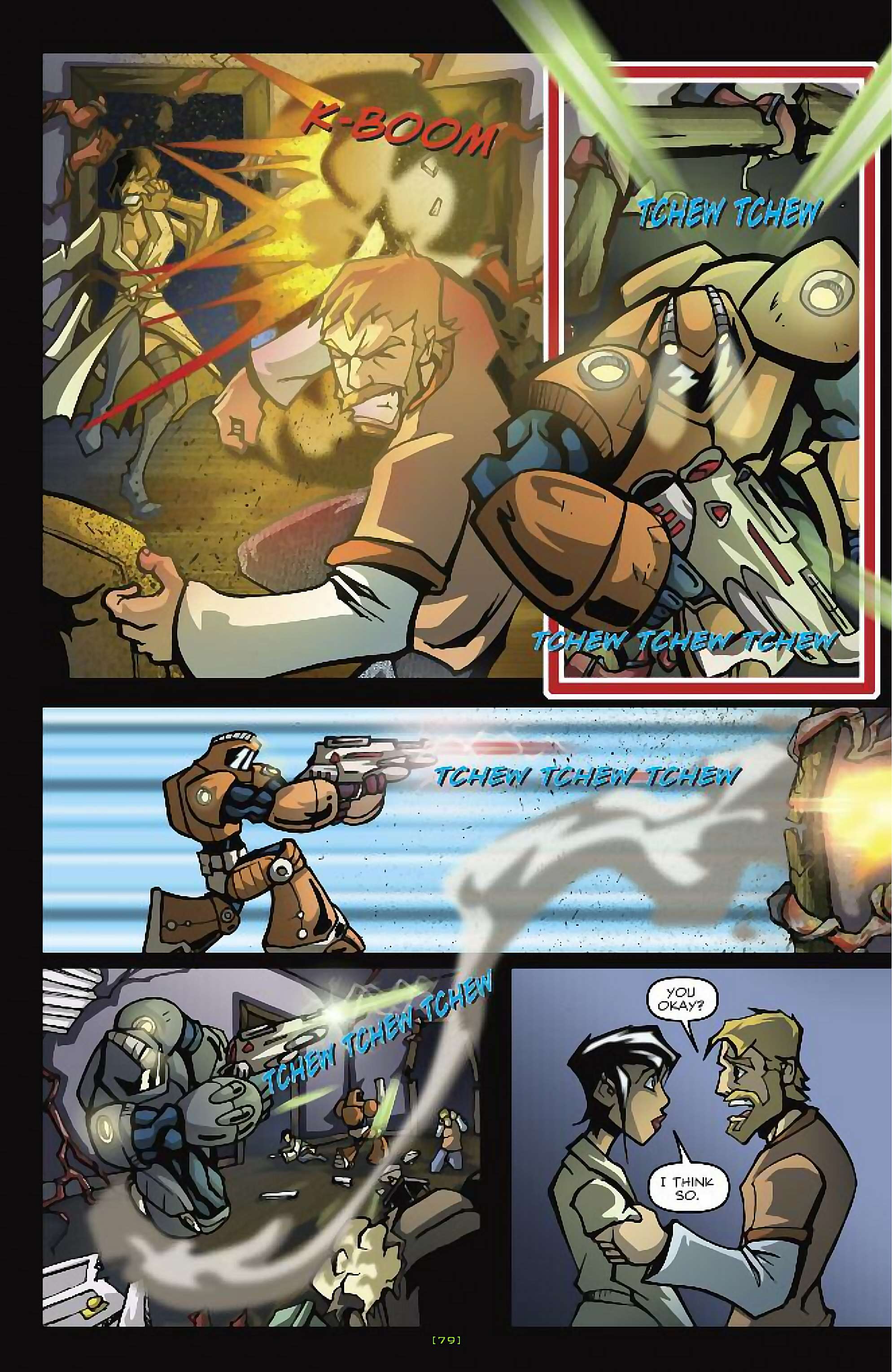 Cory Doctorow's Futuristic Tales of the Here and Now — Nimby and the D-Hoppers, page 4. Story by Cory Doctorow. Adapted by Dan Taylor, art by Dustin Evans, letters by Robbie Robbins, edited by Tom Waltz. IDW Publishing. CC BY-NC-SA 3.0 US.