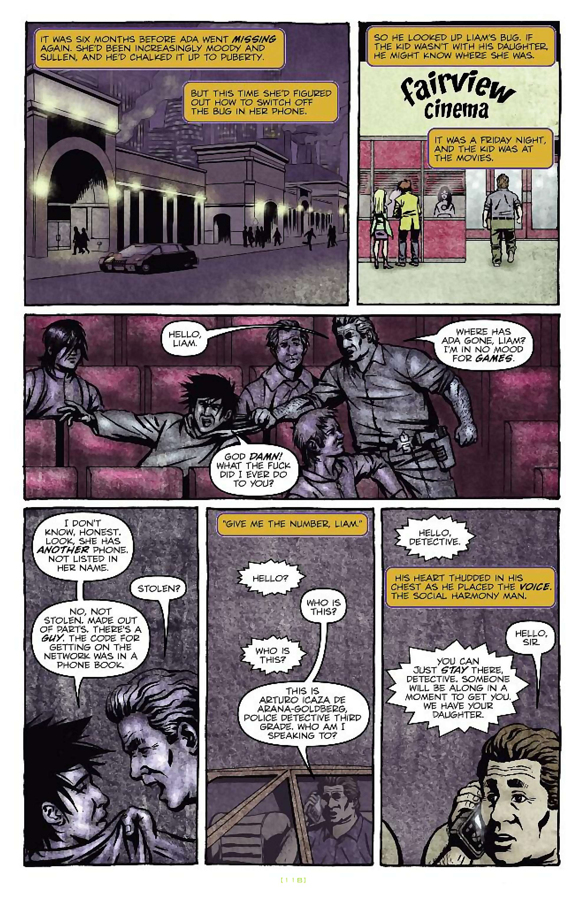 Cory Doctorow's Futuristic Tales of the Here and Now — I, Robot, page 19. Story by Cory Doctorow. Adapted by Dara Naraghi, art by Erich Owen, letters by Chris Mowry, edited by Tom Waltz. IDW Publishing. CC BY-NC-SA 3.0 US.
