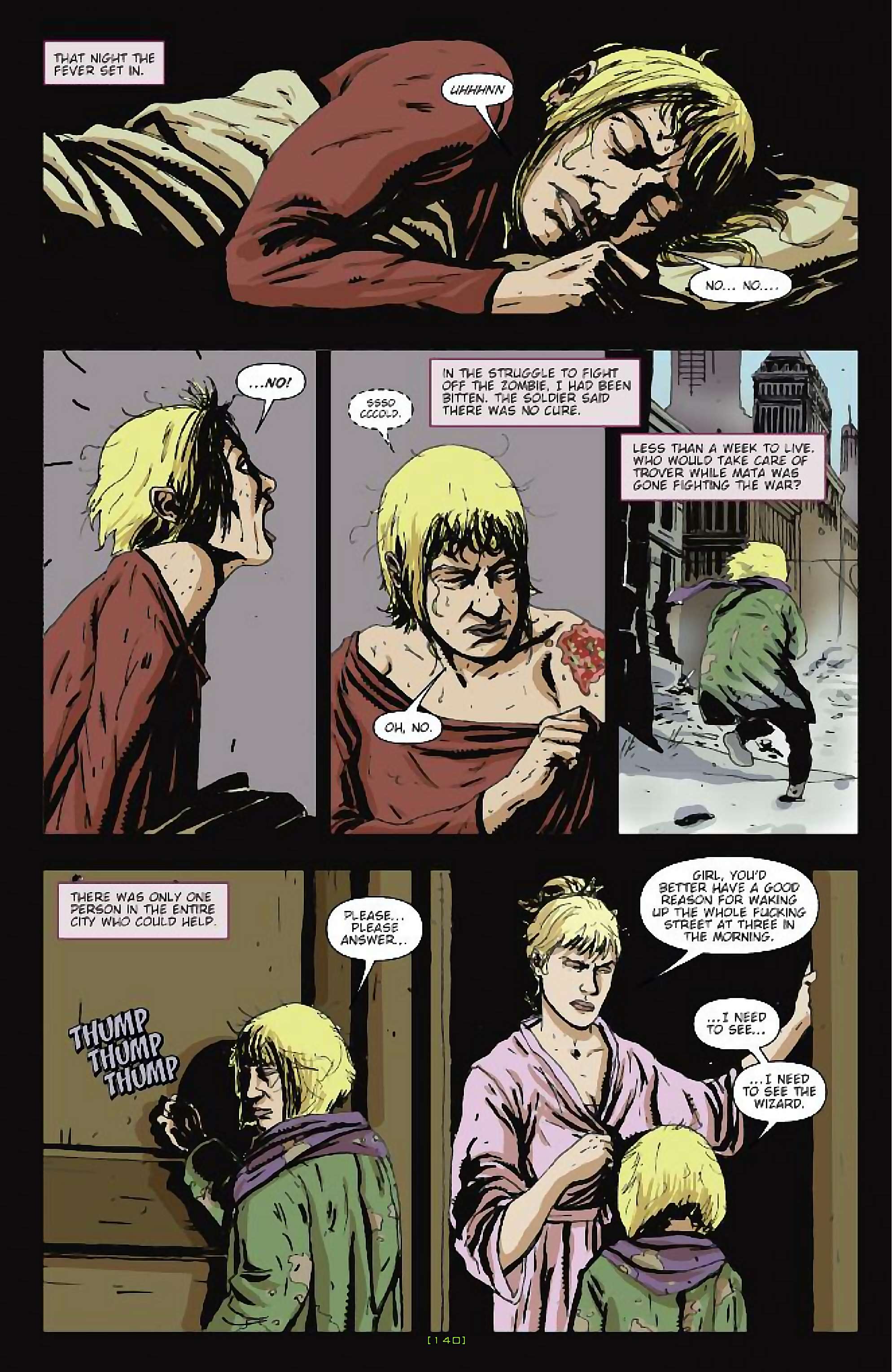 Cory Doctorow's Futuristic Tales of the Here and Now — After the Siege, page 15. Story by Cory Doctorow. Adapted by James Anthony Kuhoric, art by Guiu Vilanova, colors by German Torres, letters by Neil Uyetake, edited by Tom Waltz. IDW Publishing. CC BY-NC-SA 3.0 US.