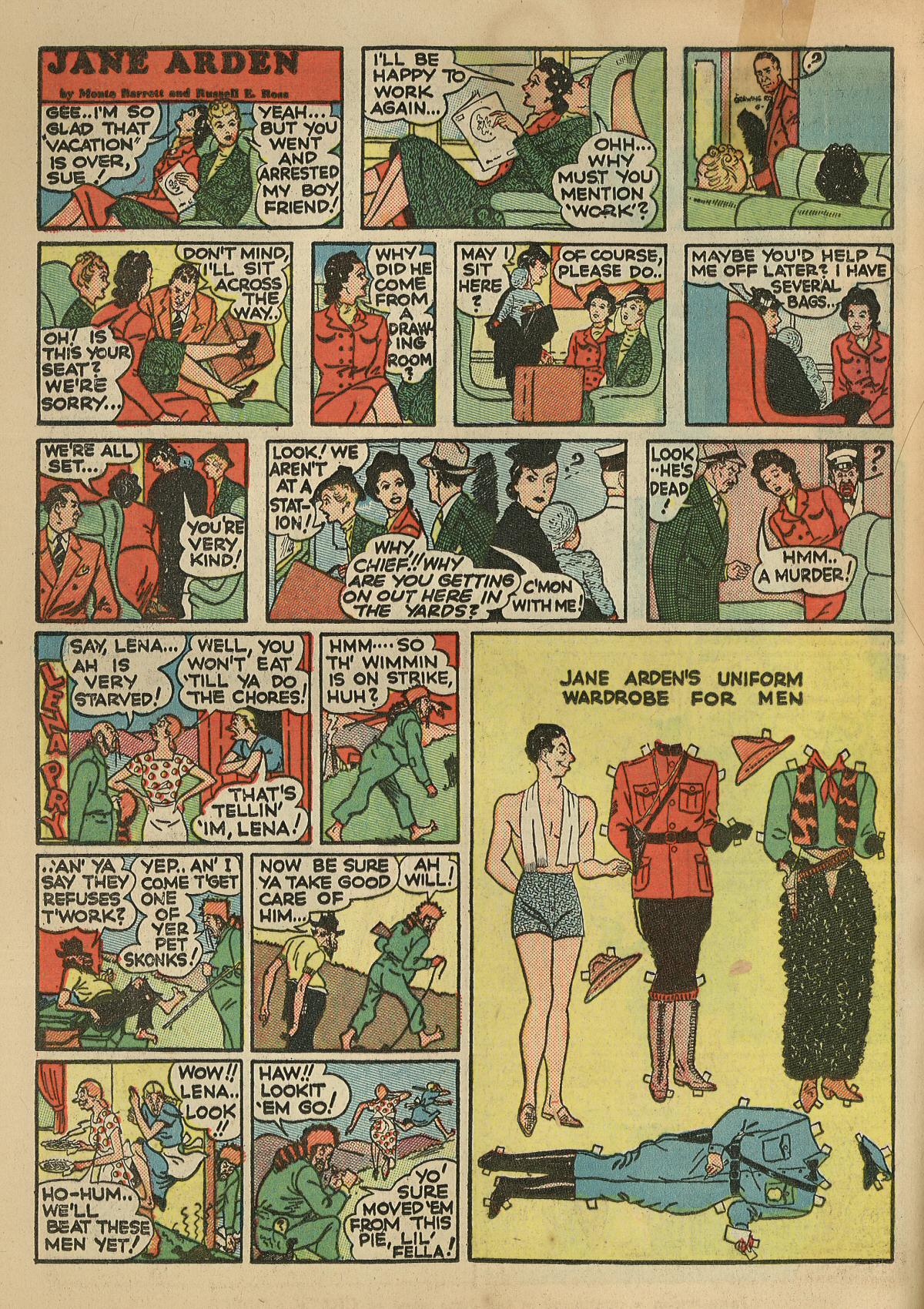 Crack Comics #1 (Quality Comics), page 12. Public domain (US).