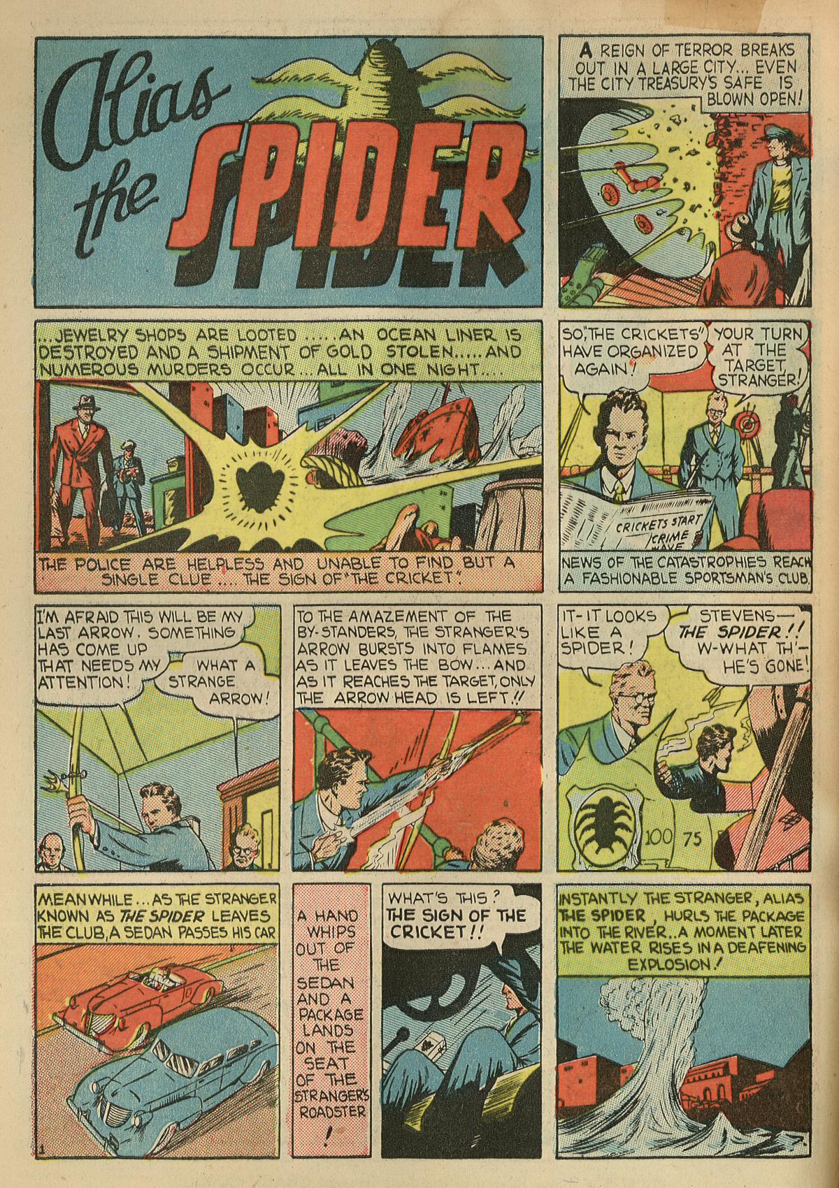Crack Comics #1 (Quality Comics), page 20. Public domain (US).