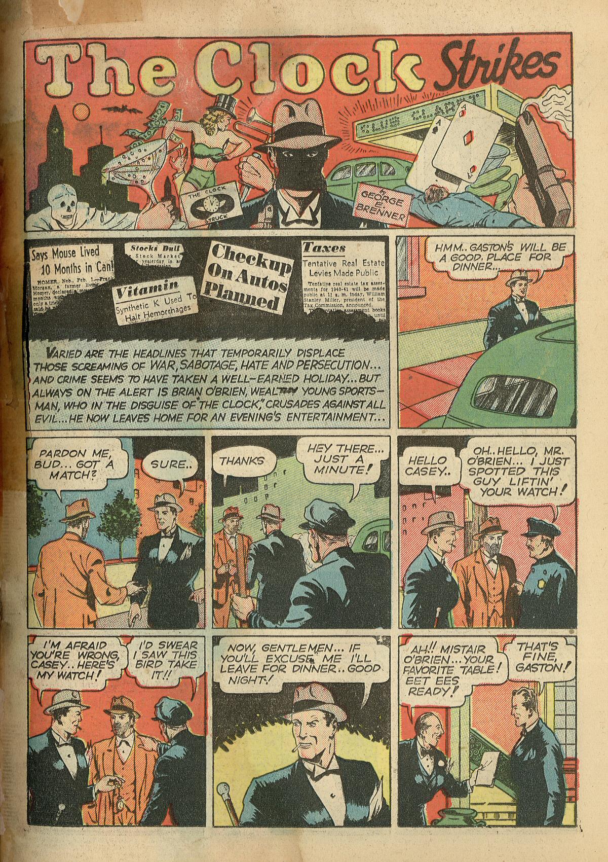 Crack Comics #1 (Quality Comics), page 3. Public domain (US).