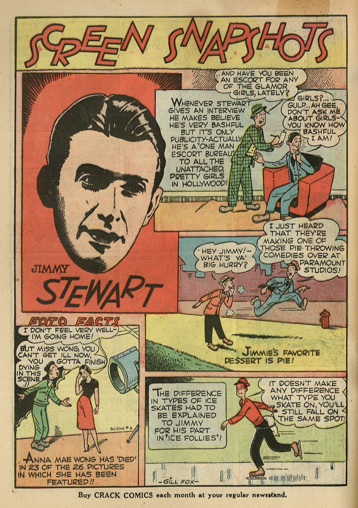 Crack Comics #1 (Quality Comics), page 24. Public domain (US).