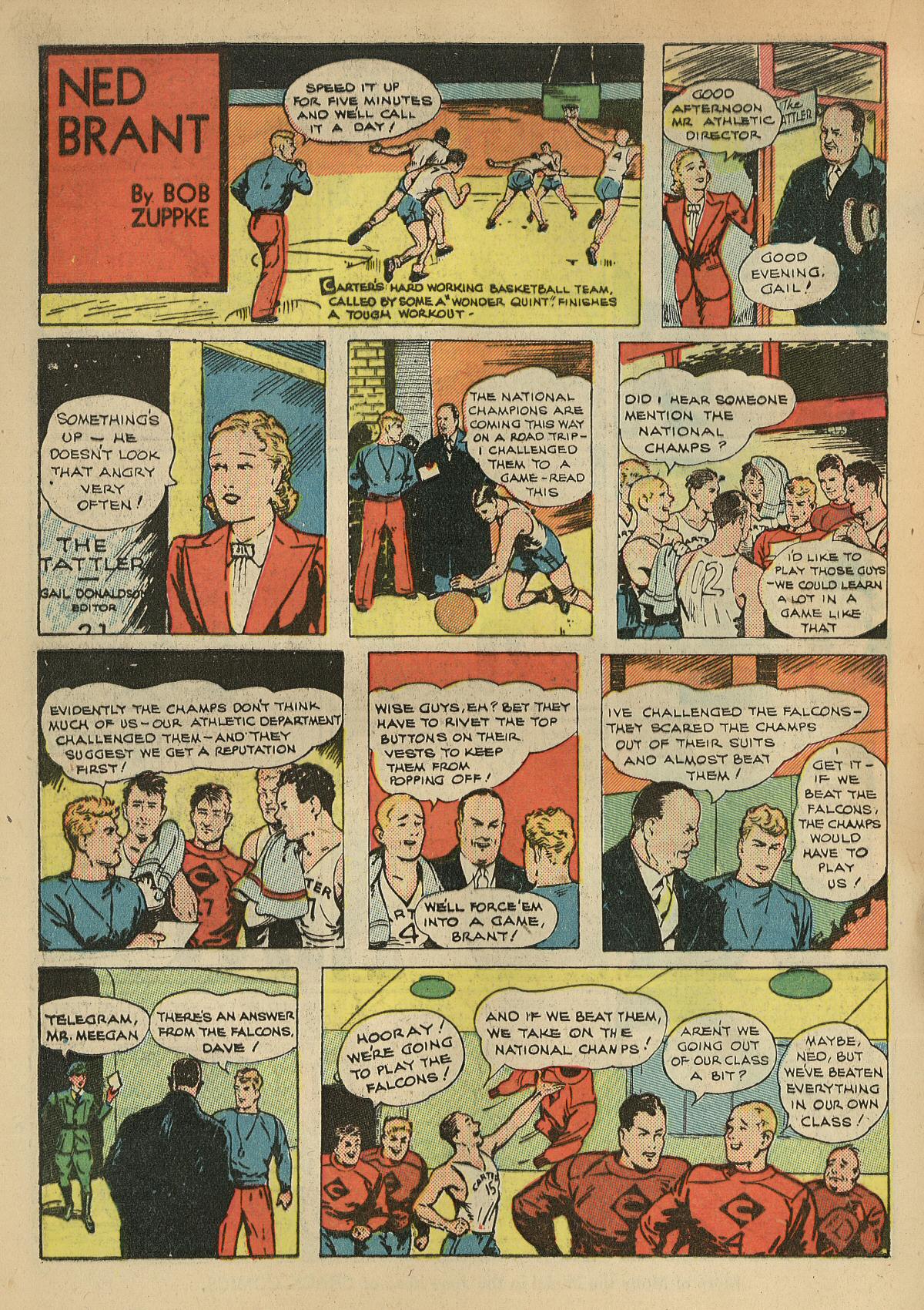 Crack Comics #1 (Quality Comics), page 36. Public domain (US).