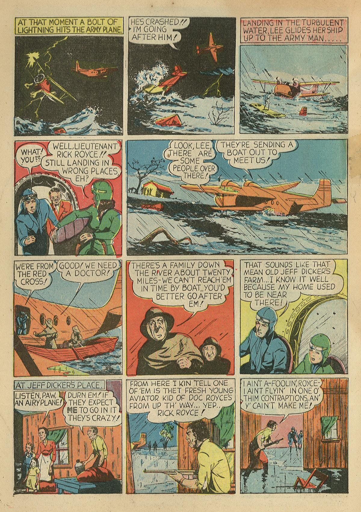 Crack Comics #1 (Quality Comics), page 42. Public domain (US).
