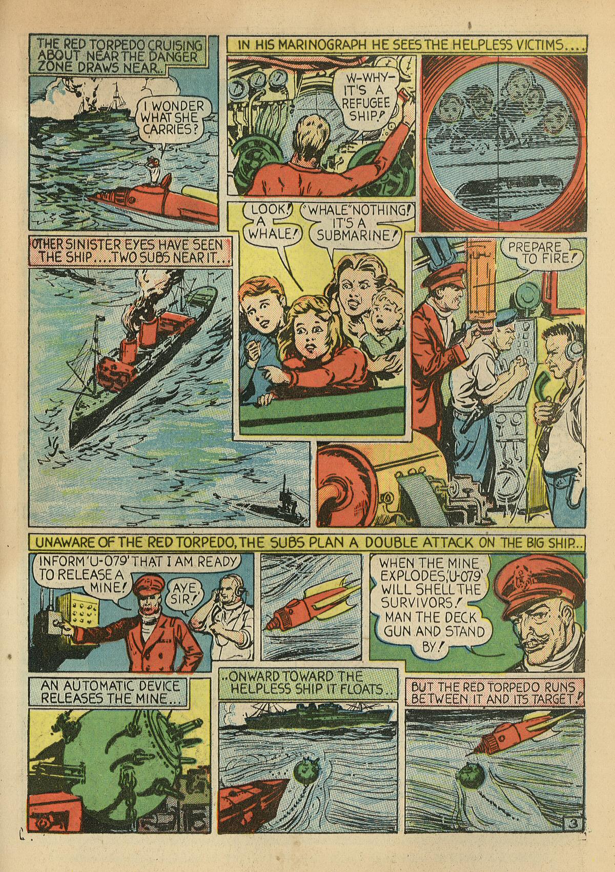 Crack Comics #1 (Quality Comics), page 47. Public domain (US).