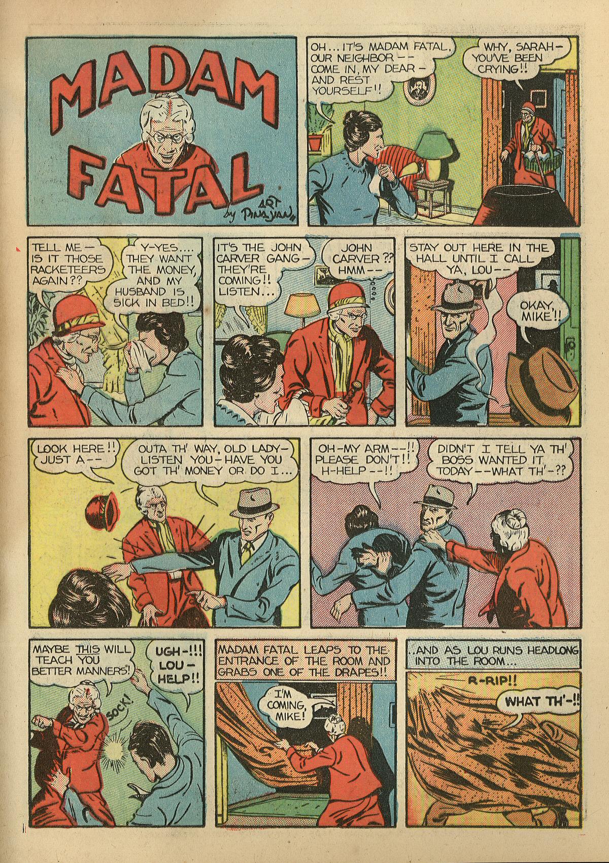 Crack Comics #1 (Quality Comics), page 53. Public domain (US).