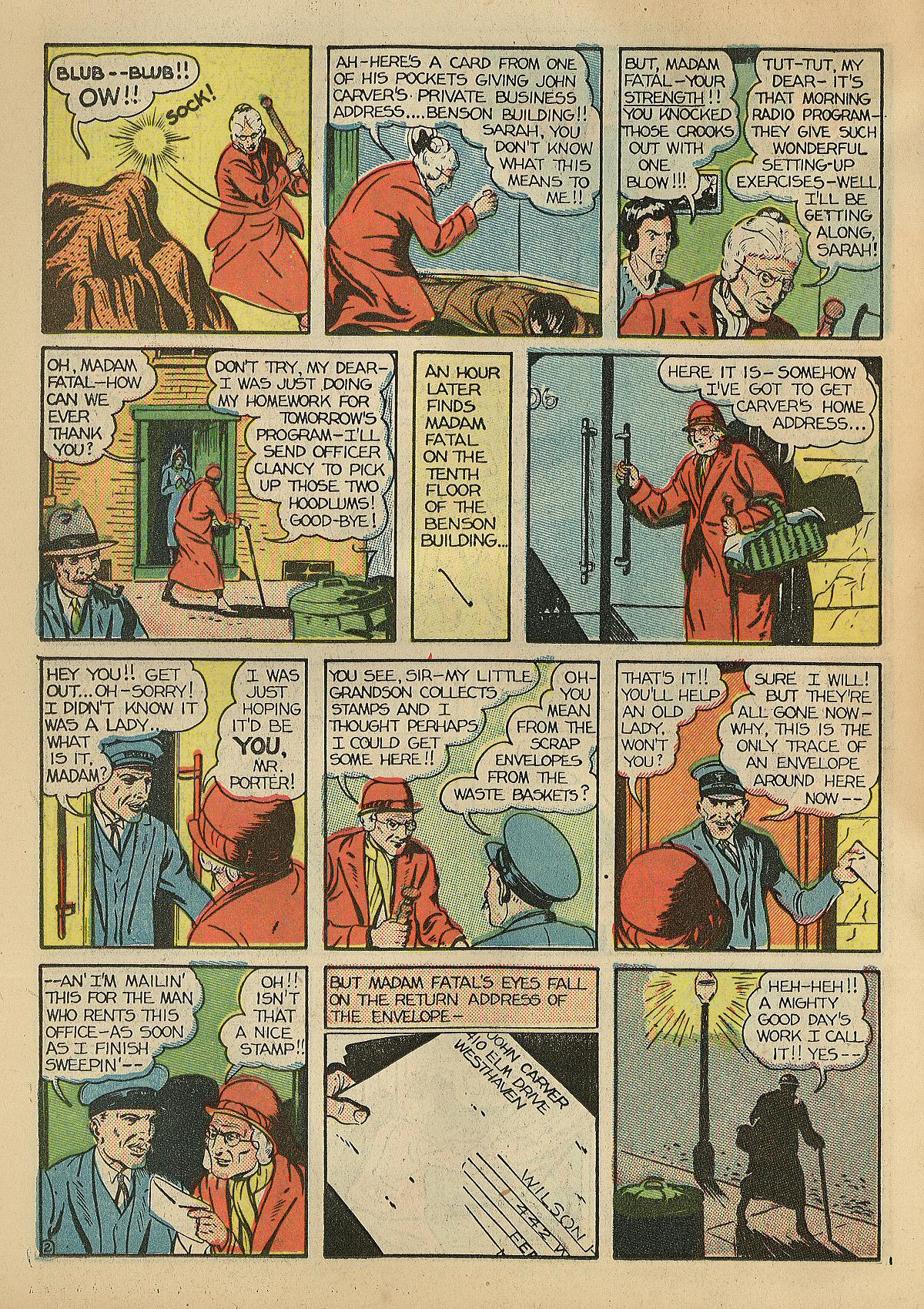 Crack Comics #1 (Quality Comics), page 54. Public domain (US).