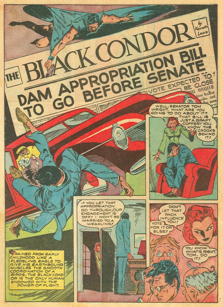 Crack Comics #11 (Quality Comics), page 3. Public domain (US).