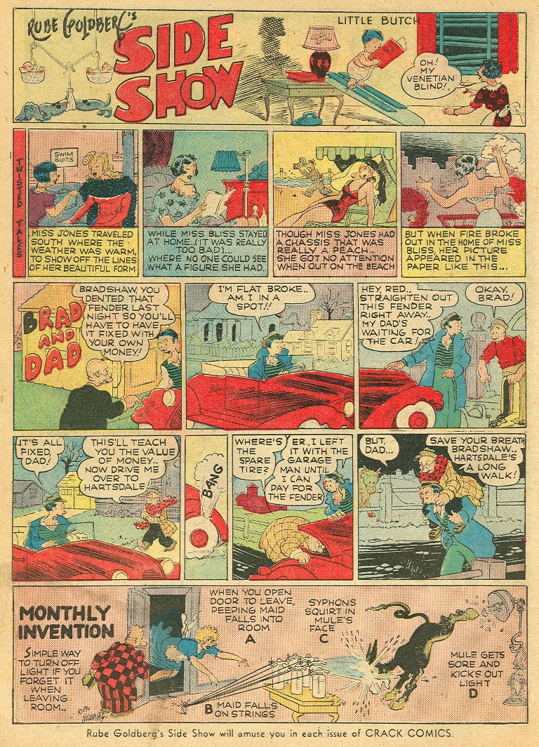 Crack Comics #11 (Quality Comics), page 24. Public domain (US).