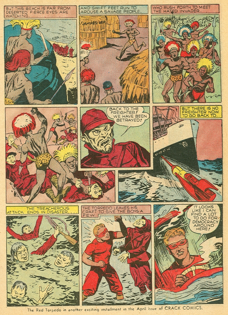 Crack Comics #11 (Quality Comics), page 29. Public domain (US).