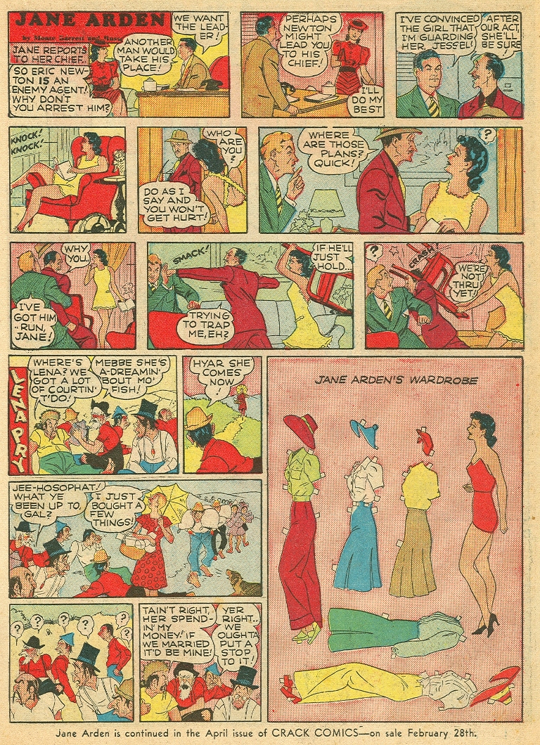 Crack Comics #11 (Quality Comics), page 33. Public domain (US).