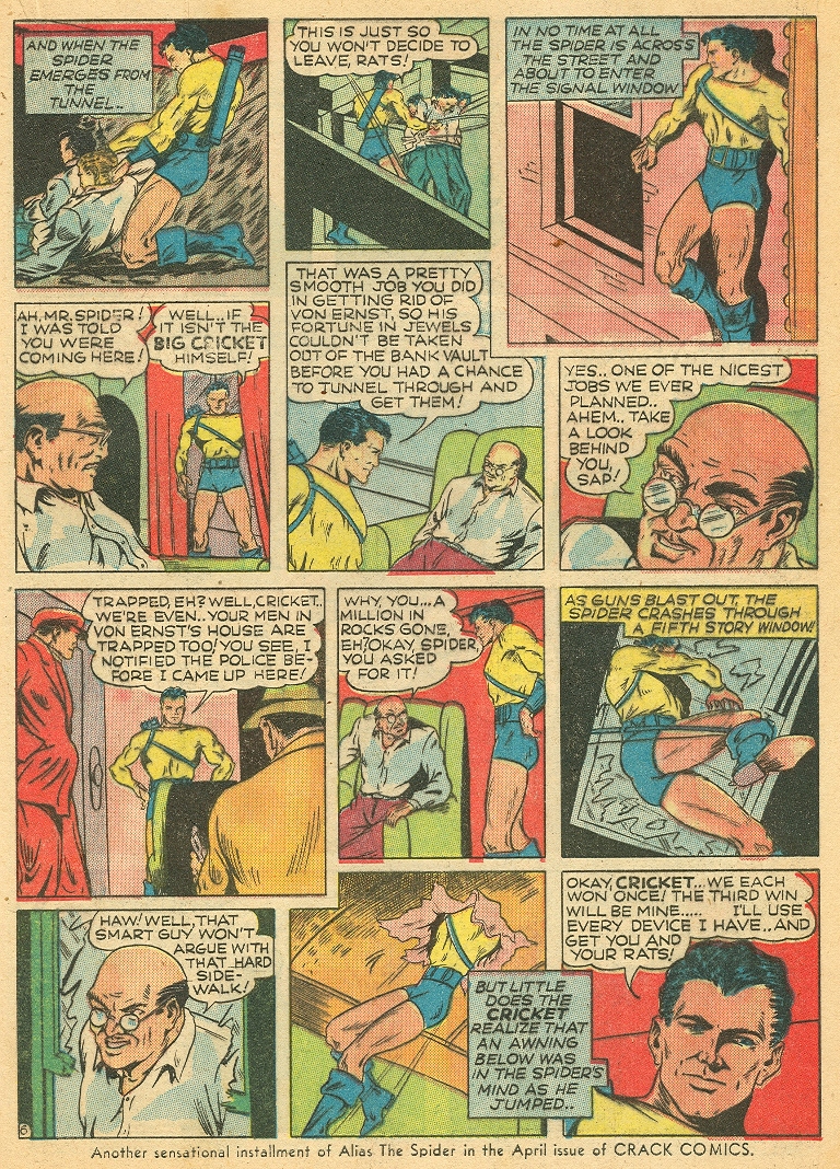 Crack Comics #11 (Quality Comics), page 39. Public domain (US).