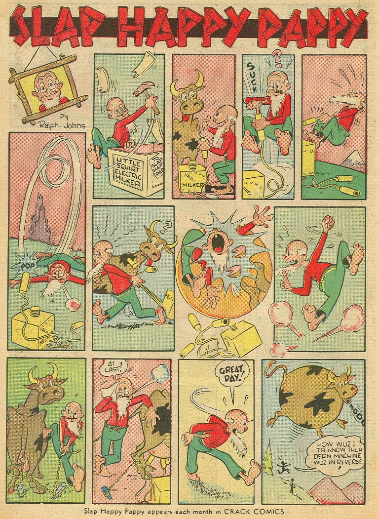 Crack Comics #11 (Quality Comics), page 44. Public domain (US).