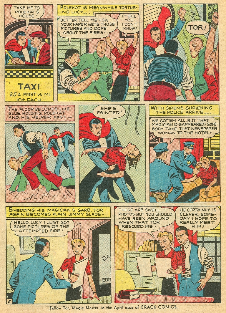Crack Comics #11 (Quality Comics), page 57. Public domain (US).