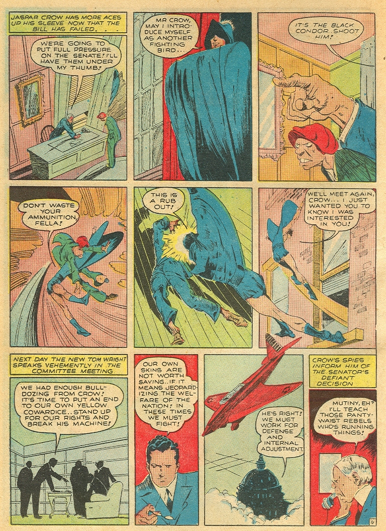 Crack Comics #11 (Quality Comics), page 8. Public domain (US).