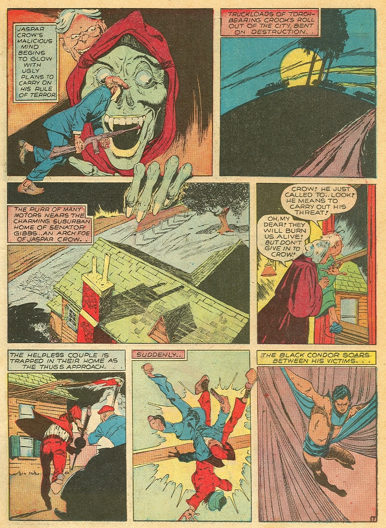 Crack Comics #11 (Quality Comics), page 9. Public domain (US).