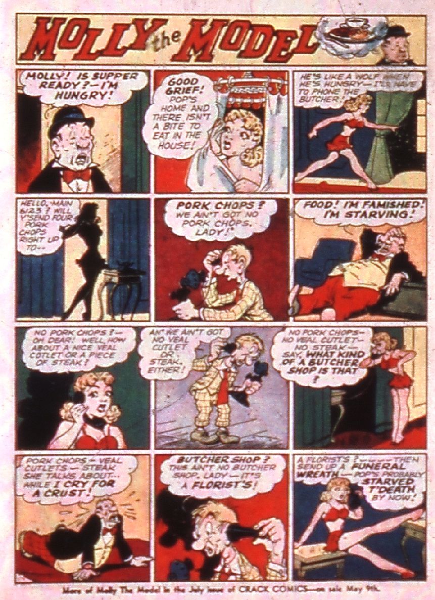Crack Comics #13 (Quality Comics), page 13. Public domain (US).