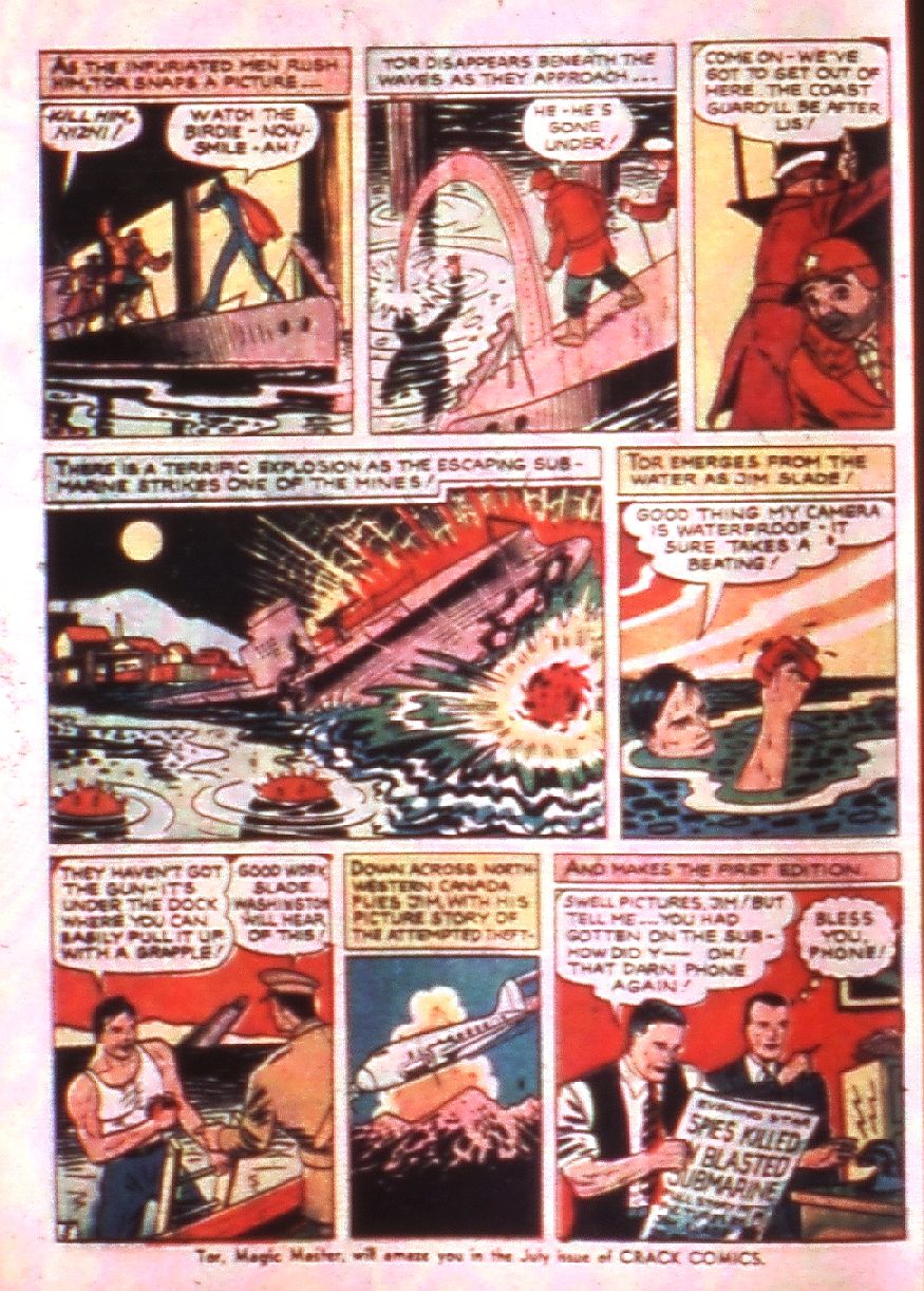 Crack Comics #13 (Quality Comics), page 18. Public domain (US).