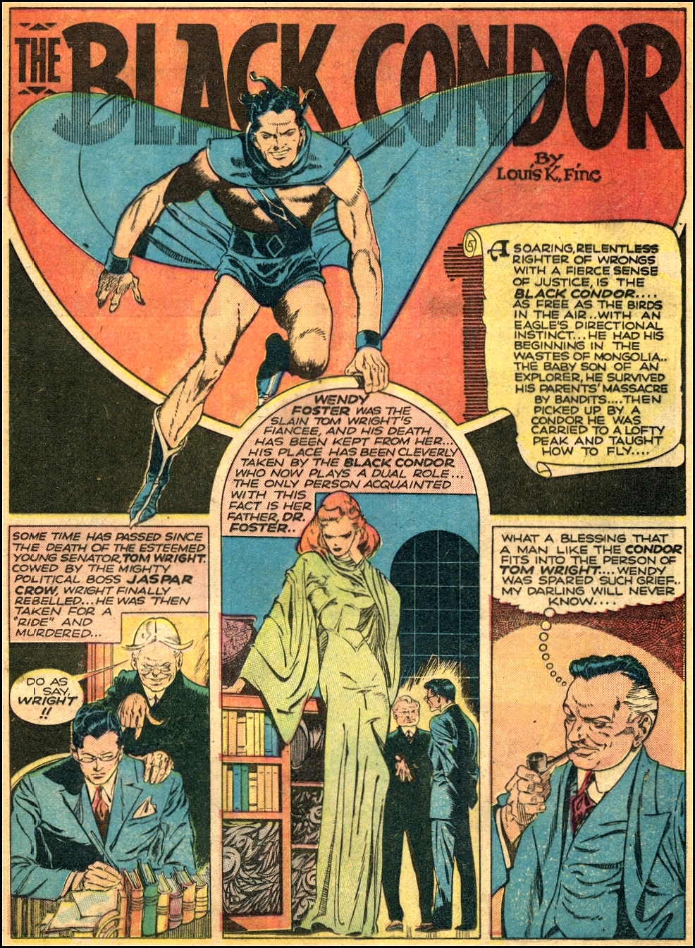 Crack Comics #13 (Quality Comics), page 3. Public domain (US).