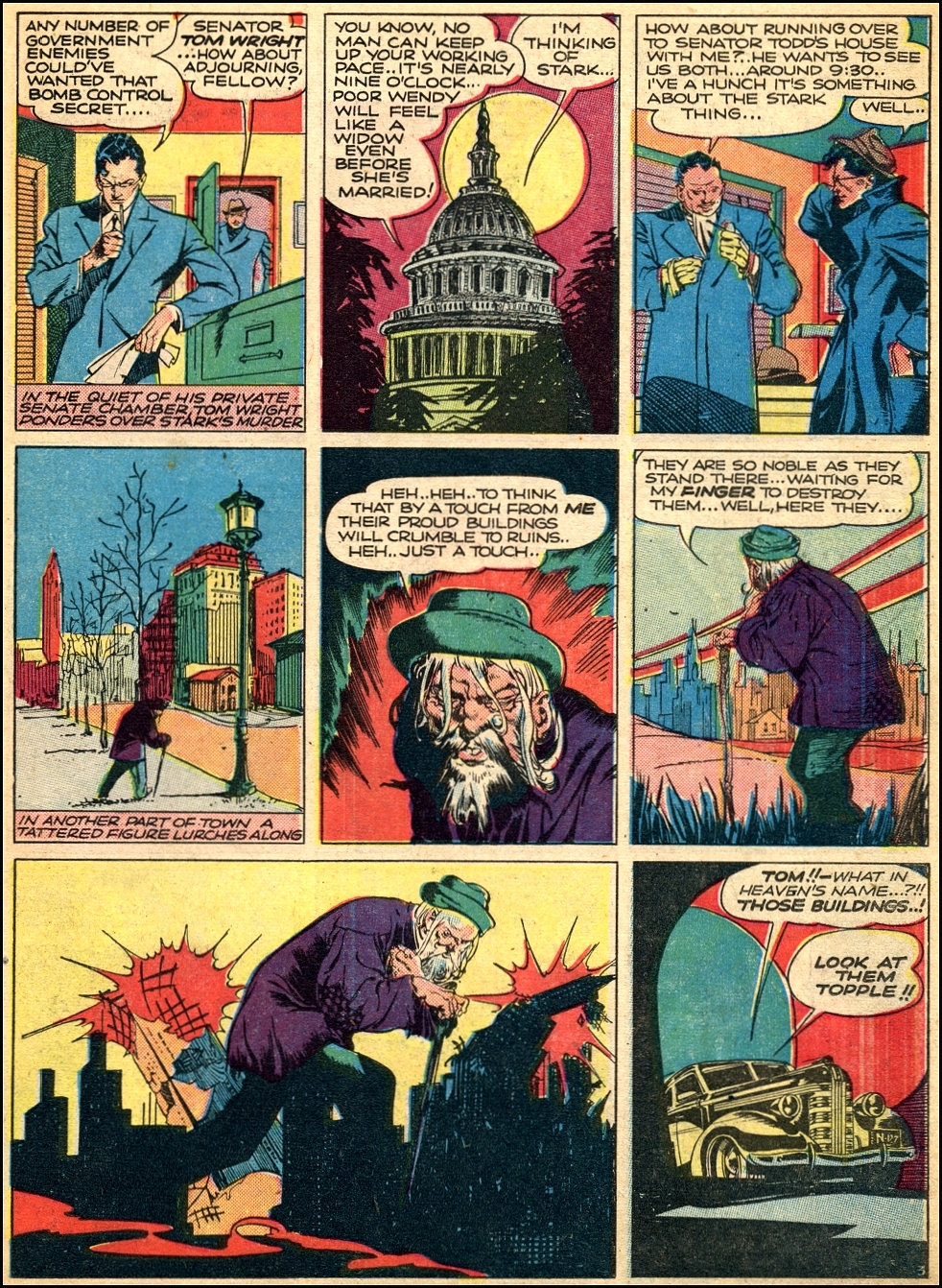 Crack Comics #13 (Quality Comics), page 5. Public domain (US).