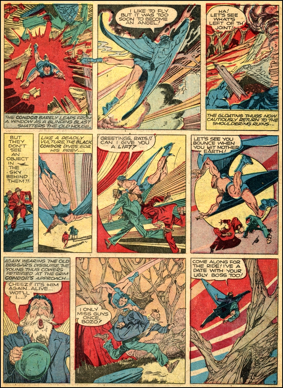 Crack Comics #13 (Quality Comics), page 9. Public domain (US).