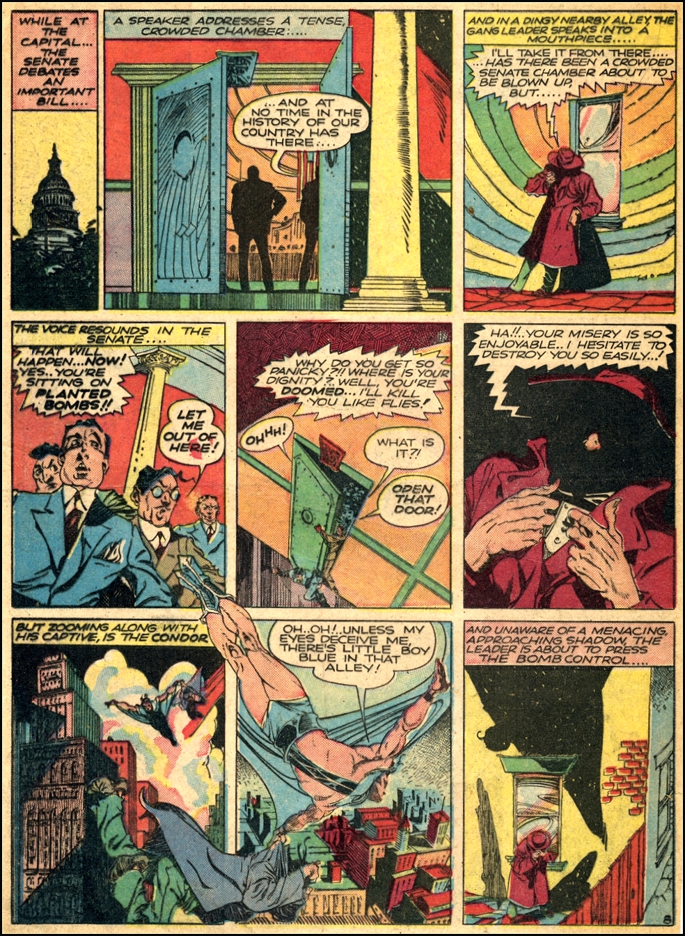 Crack Comics #13 (Quality Comics), page 10. Public domain (US).