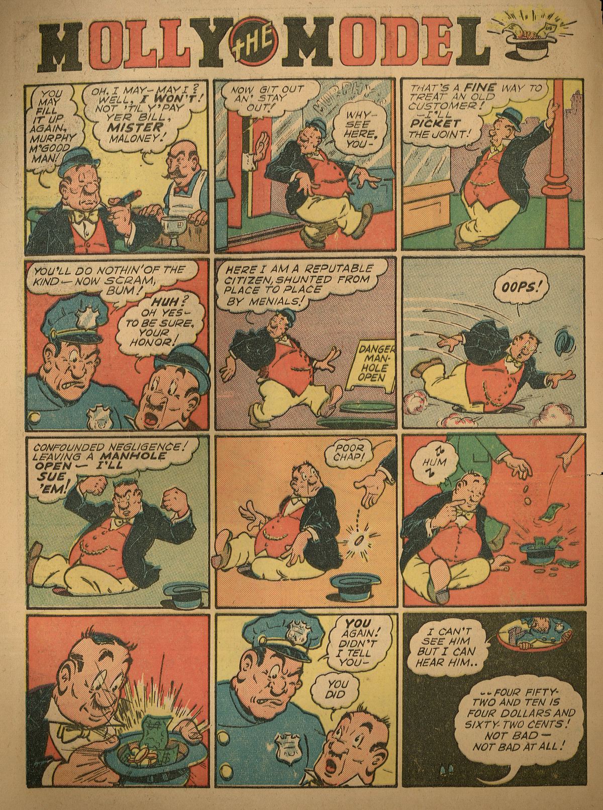 Crack Comics #14 (Quality Comics), page 12. Public domain (US).