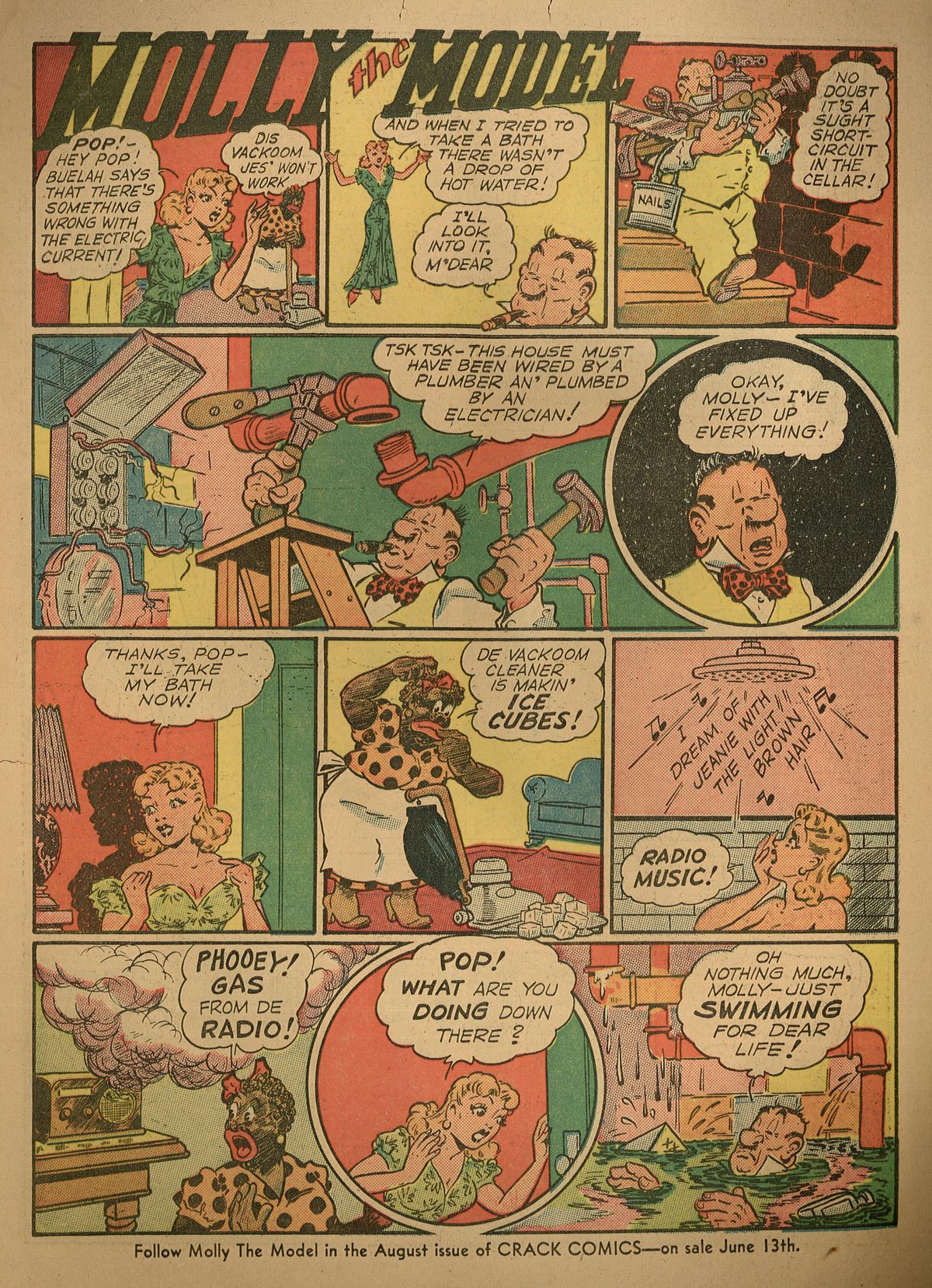Crack Comics #14 (Quality Comics), page 13. Public domain (US).