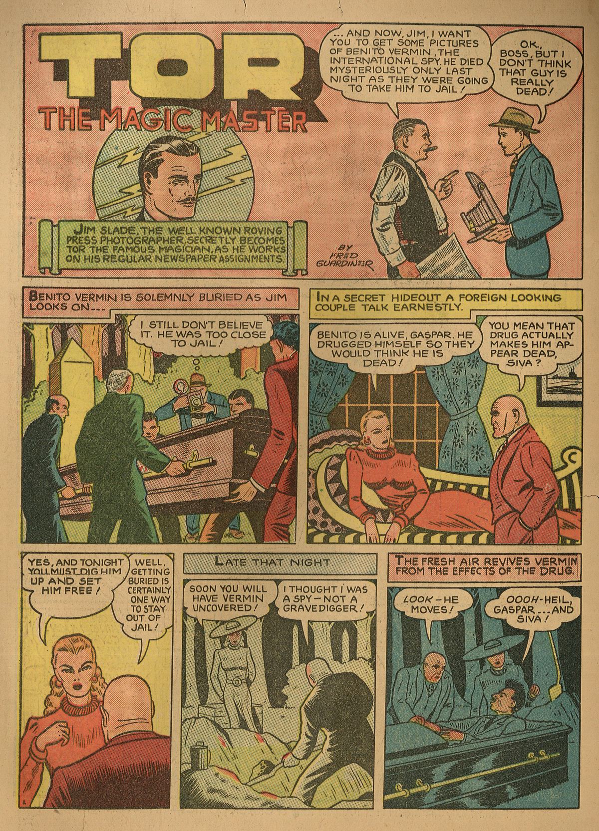 Crack Comics #14 (Quality Comics), page 14. Public domain (US).